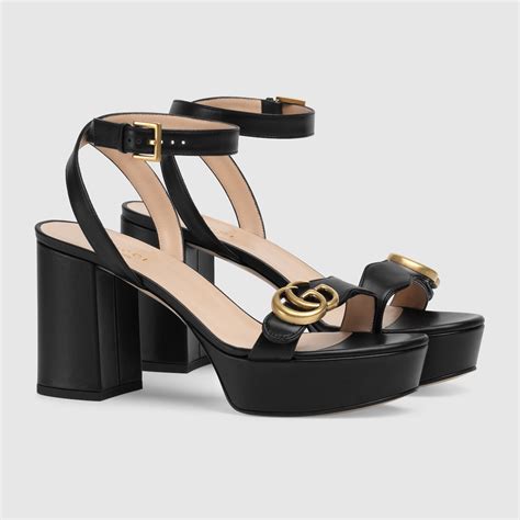 sandalias gucci plataforma|gucci platform sandals.